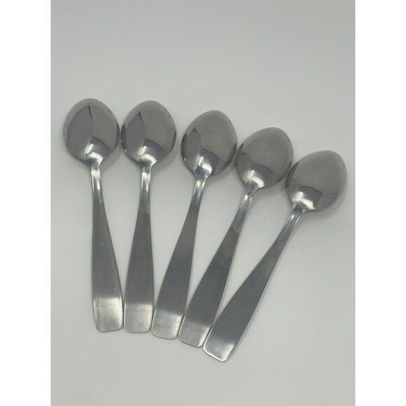 Schulze 66 BWU Germany Vintage Rare Stainless Steel Table Spoons 8.5” Set Of 5 - Picture 5 of 8